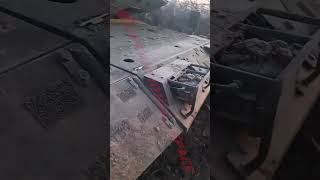 Осмотр подбитой STRV 122