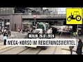 26.01.2024 #Berlin Mega-Korso der Trecker &amp; Trucker im Regierungsviertel - Bahnhof Friedrichstraße