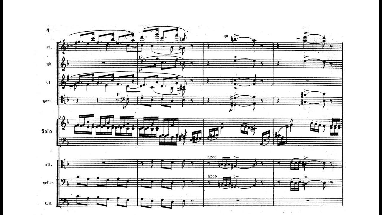 Camille Saint-Saëns (1835-1921): Piano Concerto #2 (opening) 