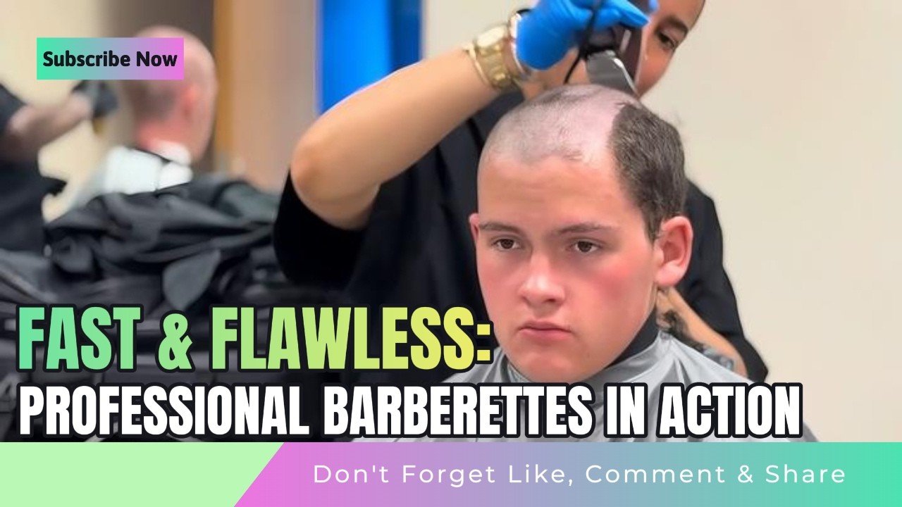 Fast & Flawless: Professional Barberettes in Action