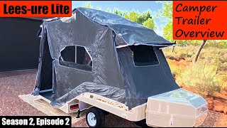 The Leesure Lite Pop up Camper Is the Best Motorcycle Travel Trailer in the World! S2  Ep. 2