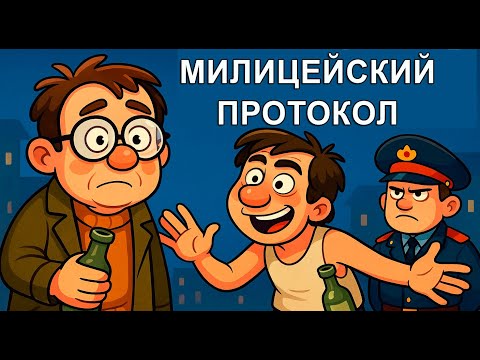 ПЬЯНЫЙ МОНОЛОГ — Мультфильм на песню В.С. ВЫСОЦКОГО 'Милицейский протокол'