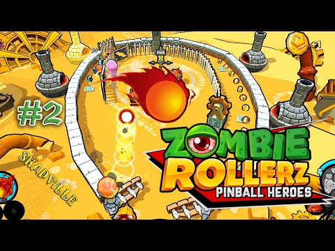 Видео: Жаркая пустыня. Зомби-пинбол ▬ Zombie Rollerz Pinball Heroes Прохождение игры #2