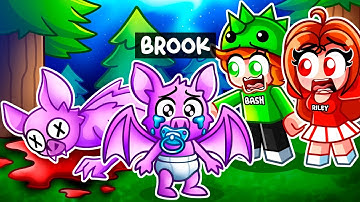 I Pretended To Be BABY BAT MONSTER In 99 Nights In The Forest!