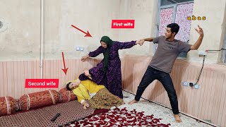 Conflict between the first wife and the second wife and opposition to marriage with the second wife