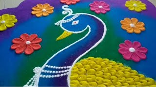 Simple Rangoli Designs l Diwali Rangoli Designs l Navratri Rangoli Designs