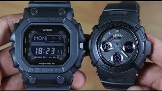 casio g shock gx 56bb 1 vs g shock aw 591bb 1 special black color