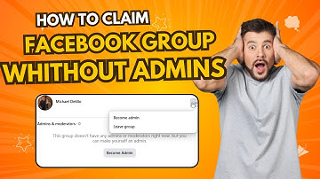 A simple way to become the admin of a Facebook group without an owner.