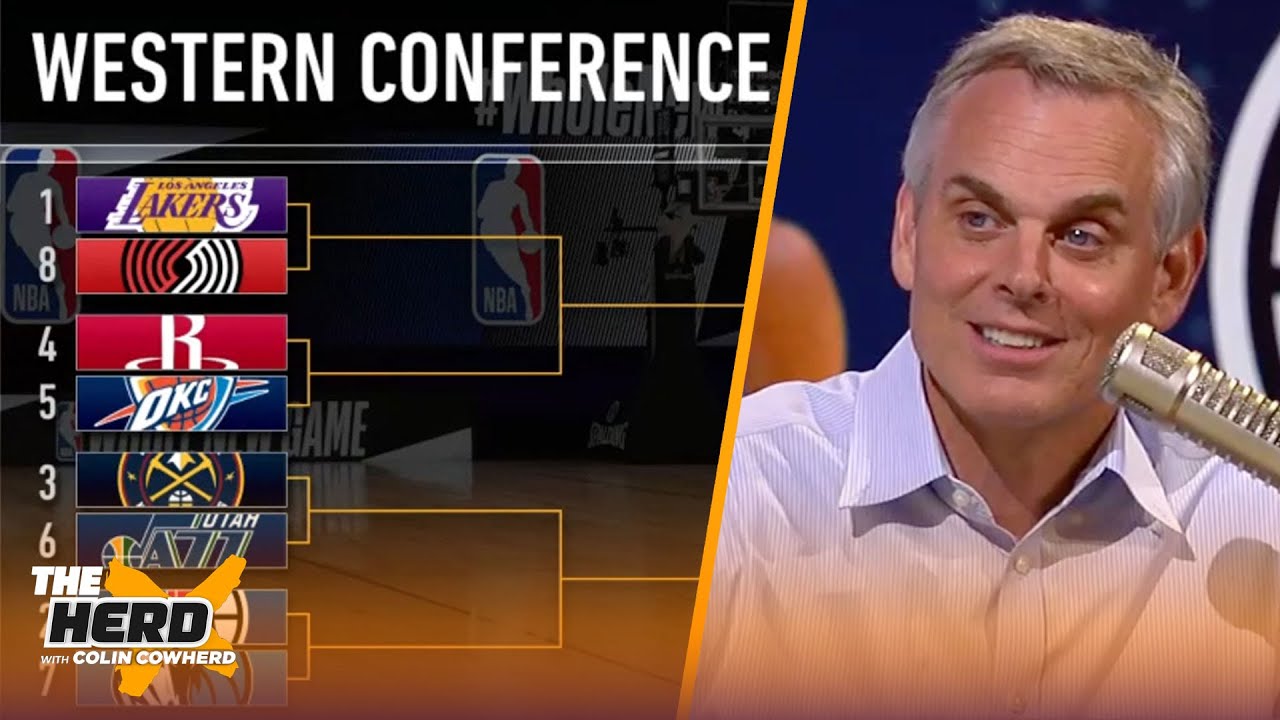 Colin Cowherd Fills Out His Nba Playoff Bracket Nba The Herd Youtube