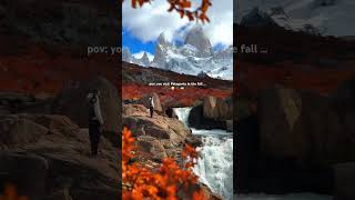 PATAGONIA in the fall is insane. 🍂