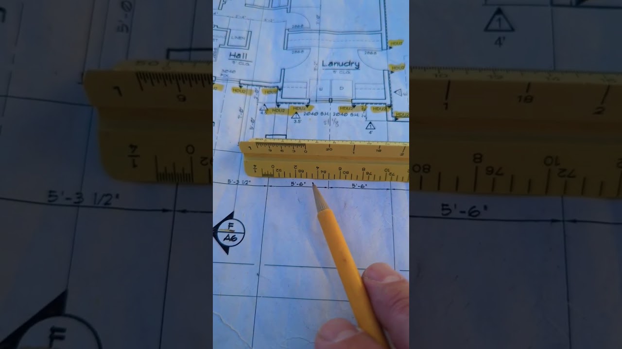 How to Read an Architectural Scale #construction