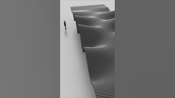 # 285 : Cosine Wave Pavilion  #그래스호퍼 #rhino #grasshopper #parametric_design #computational_design