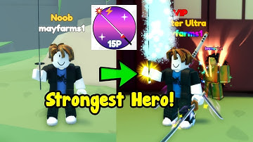 Becoming Strongest Hero In Anime Catching Simulator Roblox!