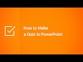 How to Make a Quiz in PowerPoint