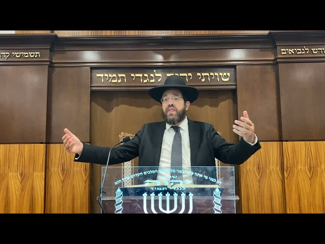 Divrei Chizuk for Elul 5783 from Rabbi Doniel Osher Kleinman in the NMB Kollel