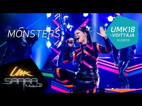 UMK18 // Saara Aalto: Monsters live // Euroviisuedustaja // Finnish Eurovision entry