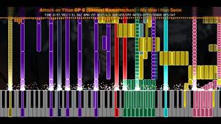[Black MIDI] Attack on Titan OP 6 (Shinsei Kamattechan) - My War | Han SeRin | 50,000 Notes