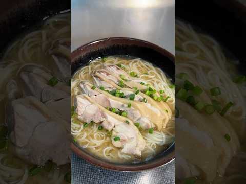 ゆず味噌ポン酢煮麺 #料理 #素麺