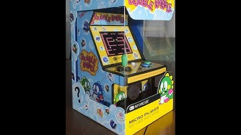 Bubble Bobble Micro Player Retro Arcade from My Arcade Unboxing
