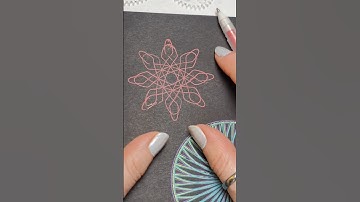 Spirograph Aesthetic Small Drawing #result #artshorts
