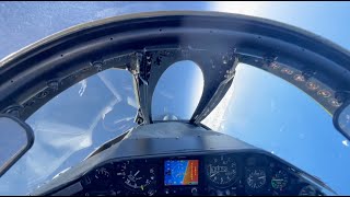 Starfighter F-104 Supersonic Deceleration before descent