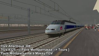 CABRIDE TGV ATLANTIQUE PARIS MONTPARNASSE - MASSY TGV [ORTS]