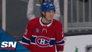 Canadiens' Juraj Slafkovsky One-Times Goal Off Slick Saucer Pass From Nick Suzuki