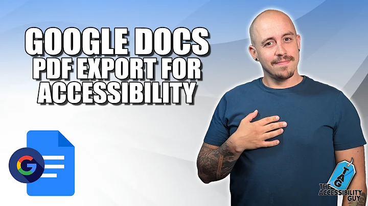 Exploring NEW Google Docs to PDF Export Accessibility