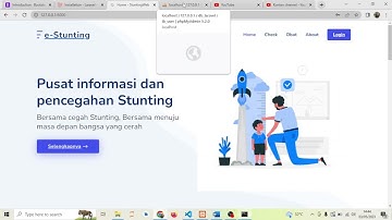 Demonstrasi Website e - Stunting
