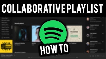 How To Make a Collaborative Playlist on Spotify APP!
