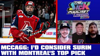 McCagg: I'd Consider Surin With Montreal's Top Pick - Prospect Talk #39