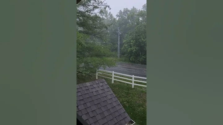 Crazy GOLF BALL SIZED Hail Storm In Franklin Tennessee