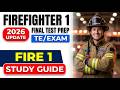 Firefighter 1 Final Exam Practice Questions And Correct Verified Answers 2026 Study Guide