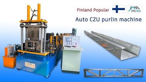 C Z Purlin Roll Forming Machine | Purlin machine manufacturer #purlin #purlinrollformingmachine