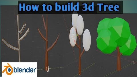 Blender 3.2 | How to build 3d tree in Blender | #blender #3dmodeling #blendertutorial #its3dworld