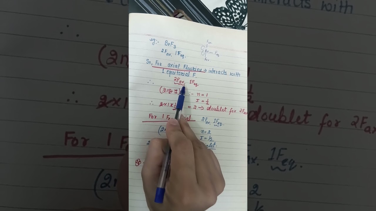 NMR Signal Splitting Formula