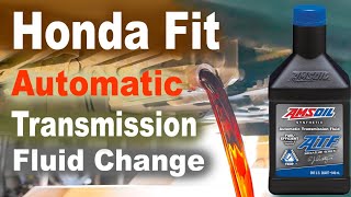 Honda Fit Automatic Transmission Service - AMSOIL Signature Series Fuel-Efficient Synthetic ATF