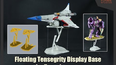 3D Printed Floating Tensegrity Display Base for Transformers