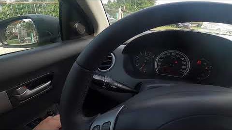 How to Enable or Disable Rear Anti-fog Lights in Suzuki Swift IV ( 2004 - 2010 )