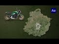 Animate a Motorcycle Route in Adobe After Effects (Part 2/2)