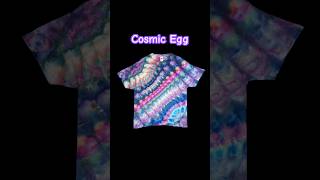 😧 Beautiful Cosmic Egg Ice Tie Dyed T-Shirt DIY #tiedye #art #diy #viral #handmade #shorts #craft