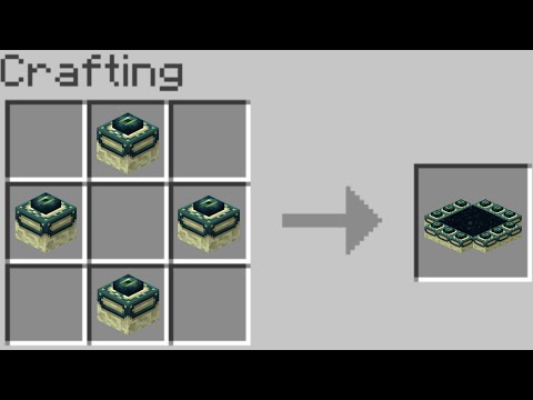 Crafting The END PORTAL in Minecraft PE