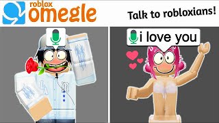 RIZZING E-Girls In Roblox Omegle VOICE CHAT!