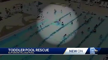 Video shows lifeguard saving 3-year-old from pool
