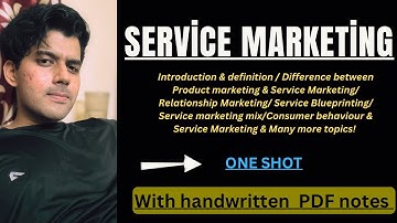 Service Marketing | All Topics In One Video | For All Management Courses | BBA MBA
