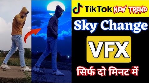 Tiktok new trend | sky change VFX | the suhail Khan VFX tutorial | technicalmahatma
