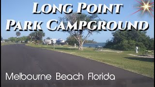 Long Point Campground, Melbourne Beach Florida. 1 of 3 Beautiful Brevard county park campgrounds