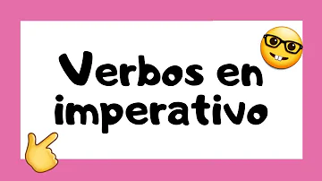 ¿Cuáles son los verbos que indican orden?