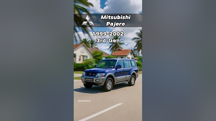 A brief history of Mitsubishi Pajero's automotive evolution (1983-2021)#MitsubishiPajero #Mitsubishi