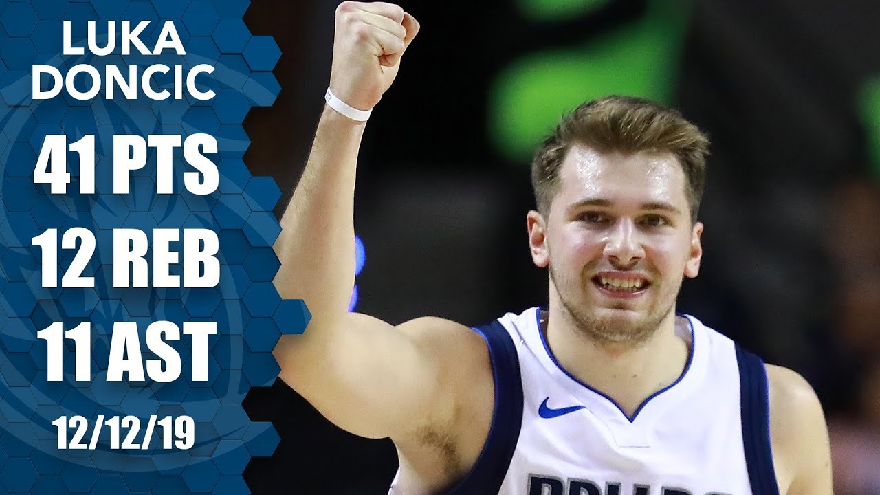 Luka Doncic Shines With 41 Point Triple Double In Mexico City 2019 20 Nba Highlights Youtube